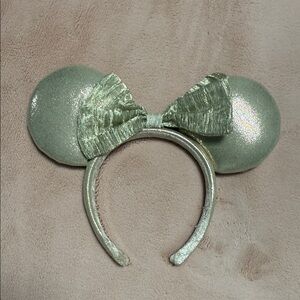 Disney Shimmering Silver Mouse Ears Headband